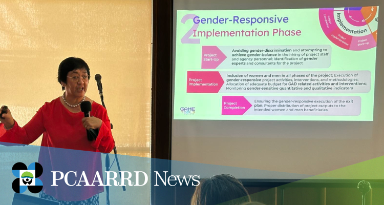 DOST-PCAARRD strengthens gender integration in AANR through training in gender analysis and statistics